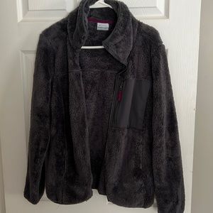 Columbia grey super soft zip up